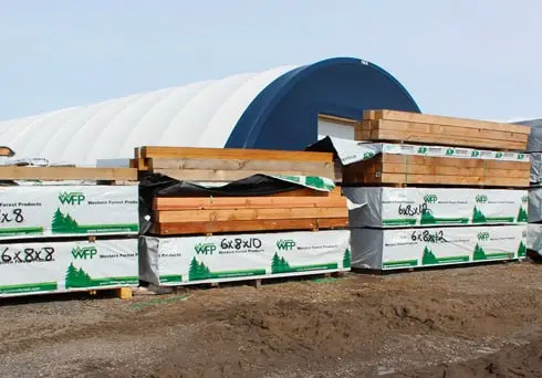 wood at yard